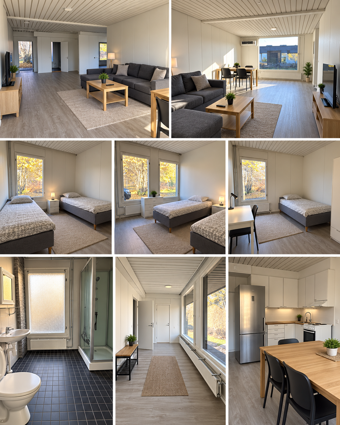 Tilava kalustettu neliö Kouvolassa – Tiilitie 2